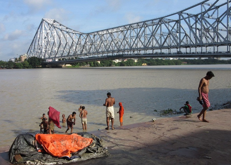 Howrah Bridge-2300 foot cantilever bridge